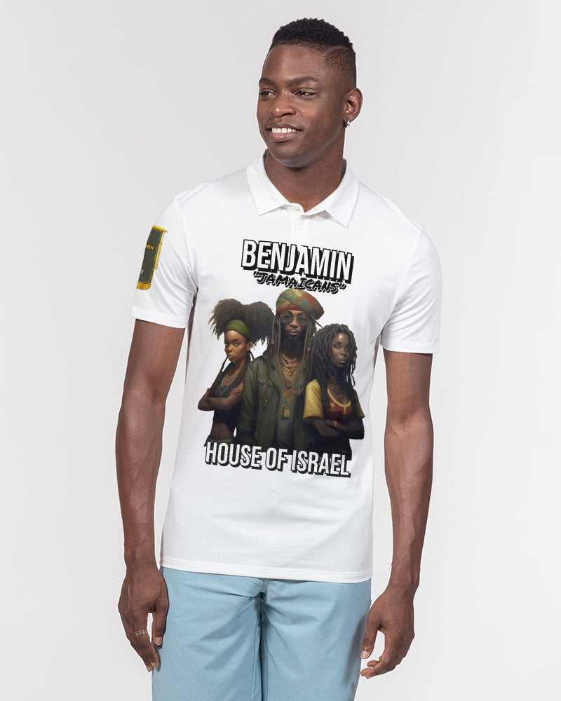 BENJAMIN 2023 Men's Slim Fit Short Sleeve Polo