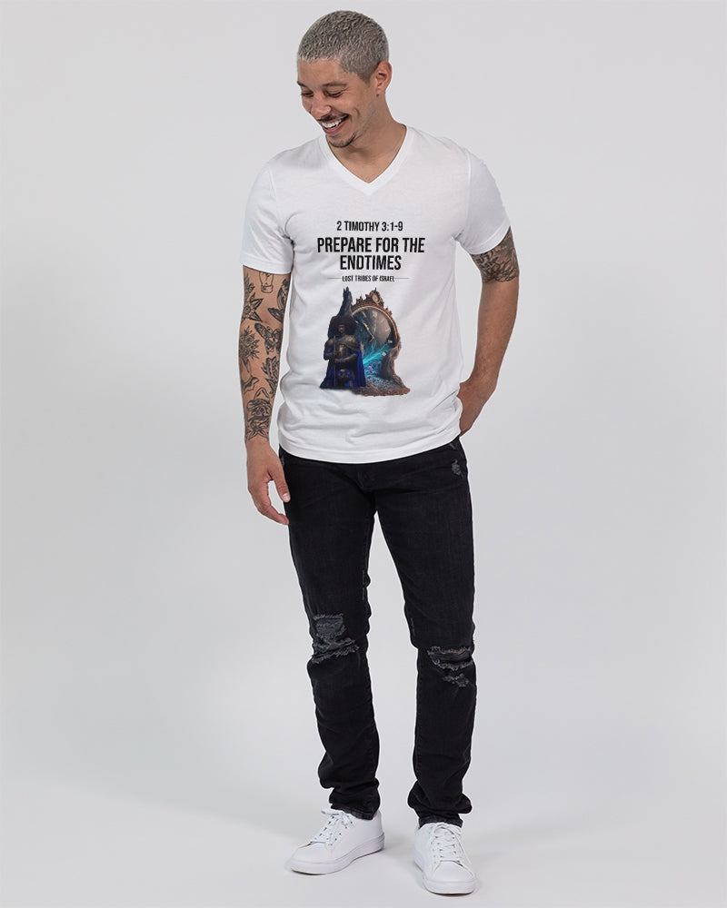 Judah Prepare for the endtimes Timothy Unisex Jersey V-Neck Tee | Bella + Canvas
