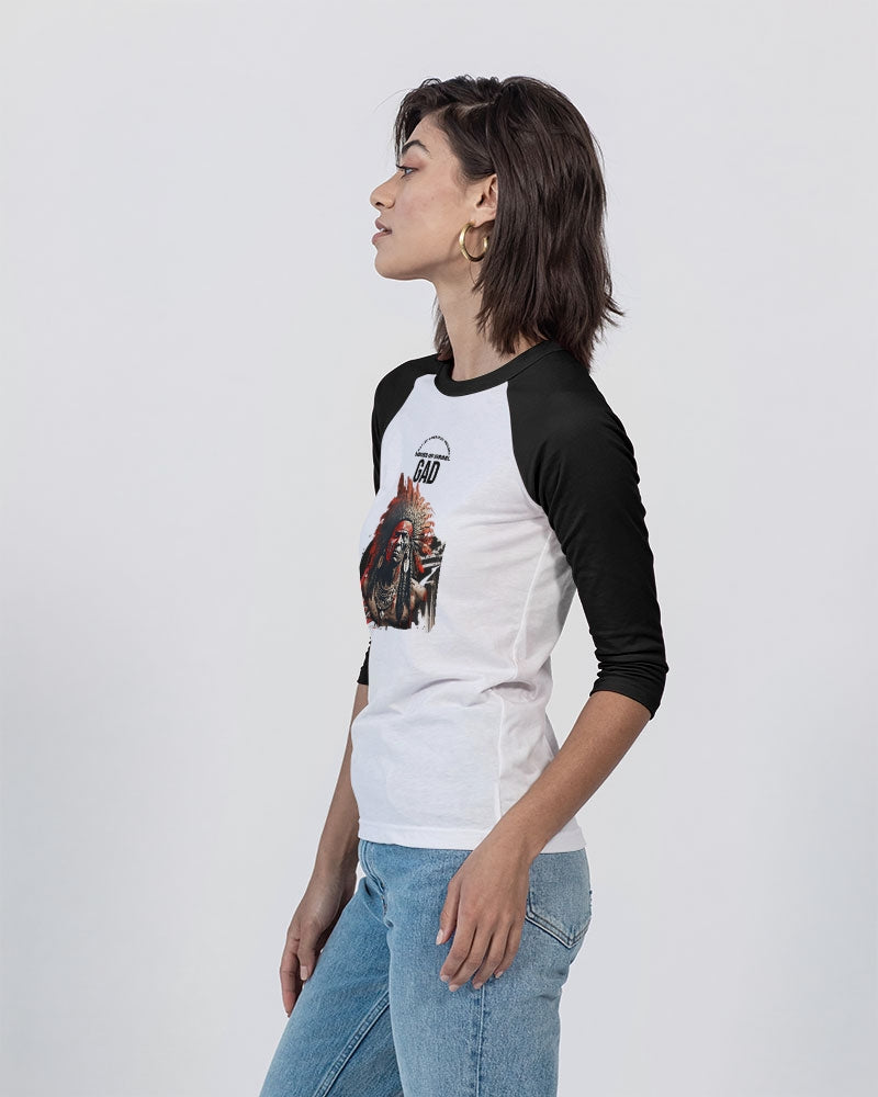 GAD HOI Unisex Three-Quarter Sleeve Baseball Tee | Bella + Canvas