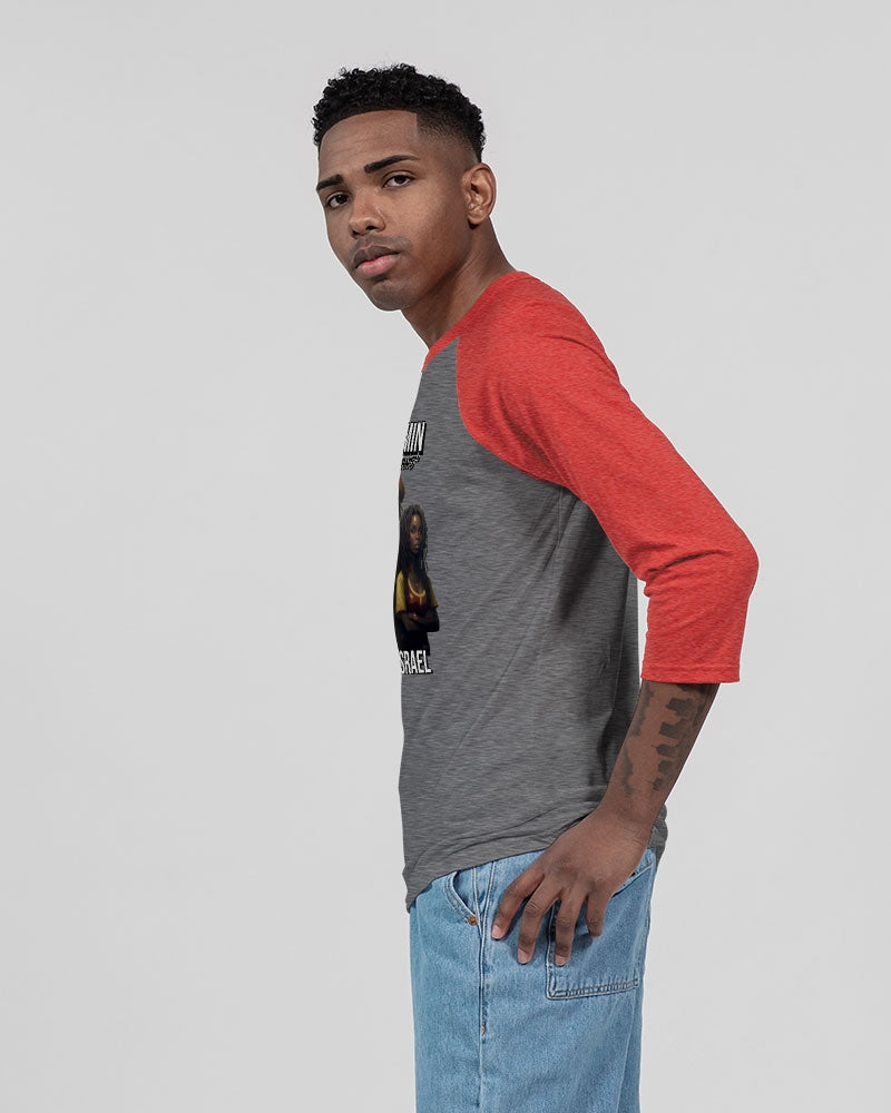 BENJAMIN 2023 Unisex Three-Quarter Sleeve Baseball Tee | Bella + Canvas