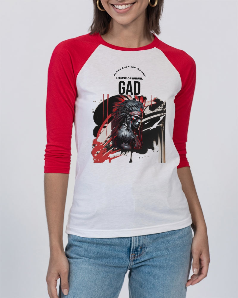GAD House of Israel Unisex Three-Quarter Sleeve Baseball Tee | Bella + Canvas