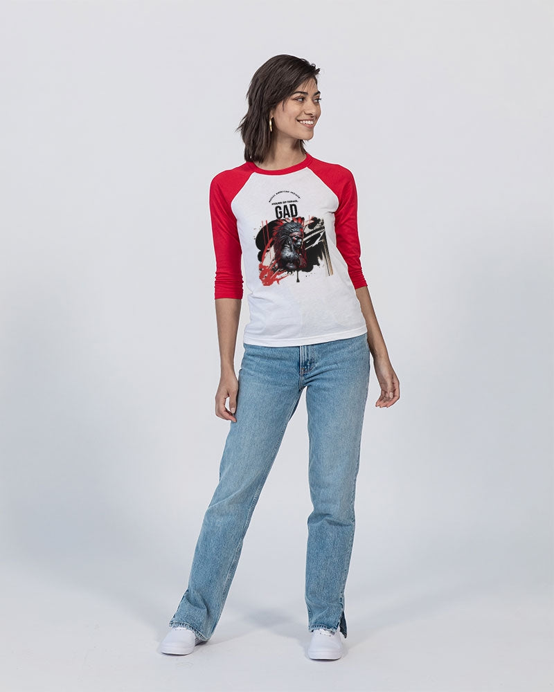 GAD House of Israel Unisex Three-Quarter Sleeve Baseball Tee | Bella + Canvas