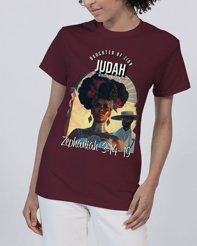 DAUGHTER OF ZION JUDAH ZEPHANIAH 3:14-19 Unisex Heavy Cotton T-Shirt | Gildan