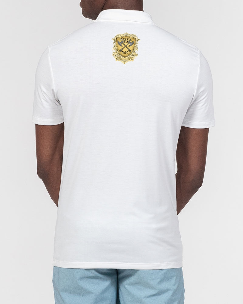 EPHRIAM AND MANNASEH Men's Slim Fit Short Sleeve Polo