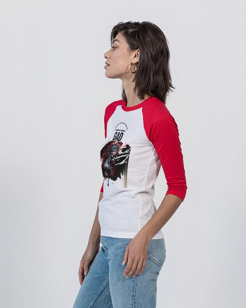 GAD House of Israel Unisex Three-Quarter Sleeve Baseball Tee | Bella + Canvas