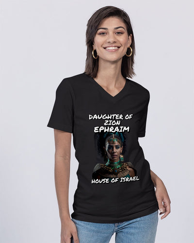 DAUGHTER OF ZION EPHRAIM Unisex Jersey V-Neck Tee | Bella + Canvas