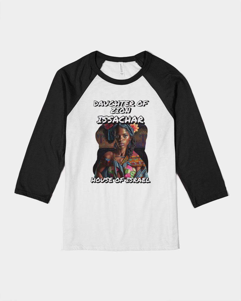 DAUGHTER OF ZION ISSACHAR Unisex Three-Quarter Sleeve Baseball Tee | Bella + Canvas