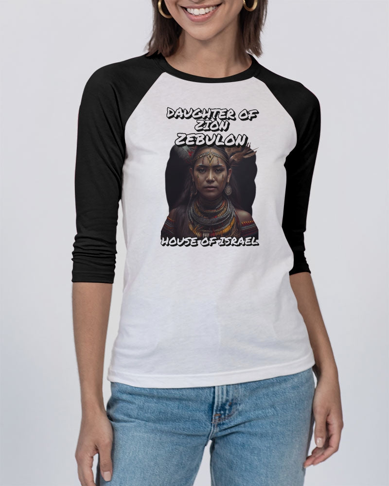 Zebulon Gutemala to Panama Unisex Three-Quarter Sleeve Baseball Tee | Bella + Canvas