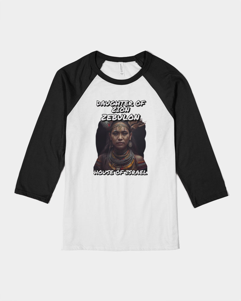 Zebulon Gutemala to Panama Unisex Three-Quarter Sleeve Baseball Tee | Bella + Canvas