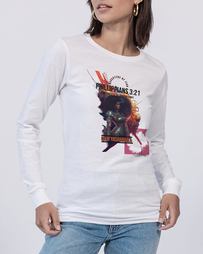 Daughters of Zion PHILLIPPIANS 3:21 Unisex Jersey Long Sleeve Tee | Bella + Canvas