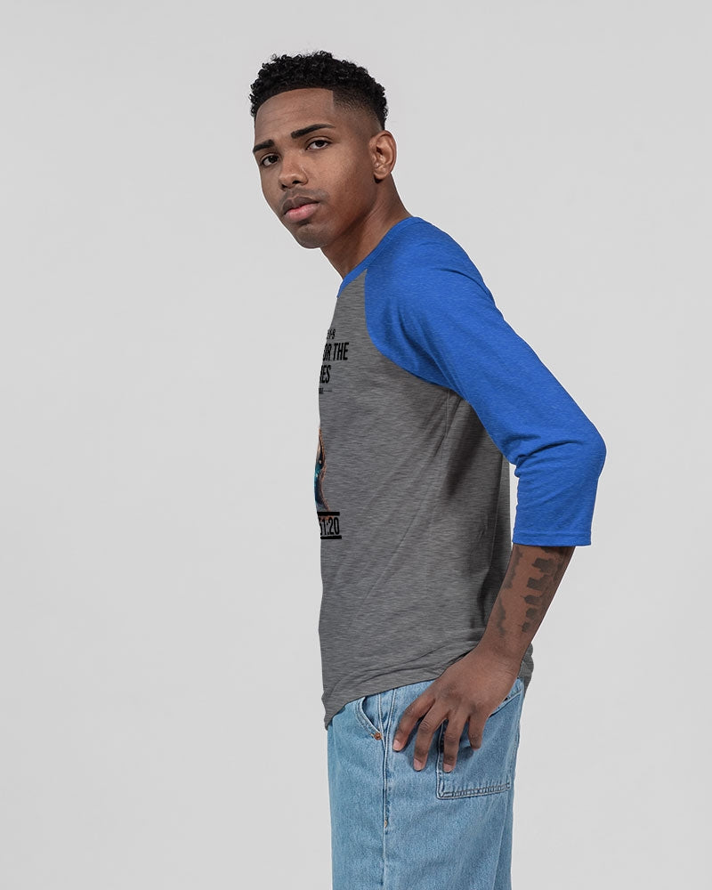 Prepare For Endtimes 2 TIM Unisex Three-Quarter Sleeve Baseball Tee | Bella + Canvas