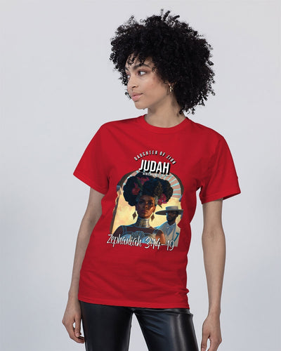 DAUGHTER OF ZION JUDAH ZEPHANIAH 3:14-19 Unisex Tee | Champion