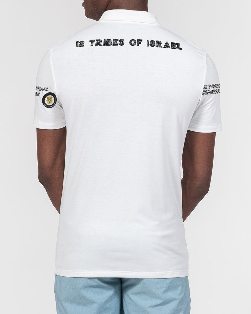 GAD House of Israel Men's Slim Fit Short Sleeve Polo