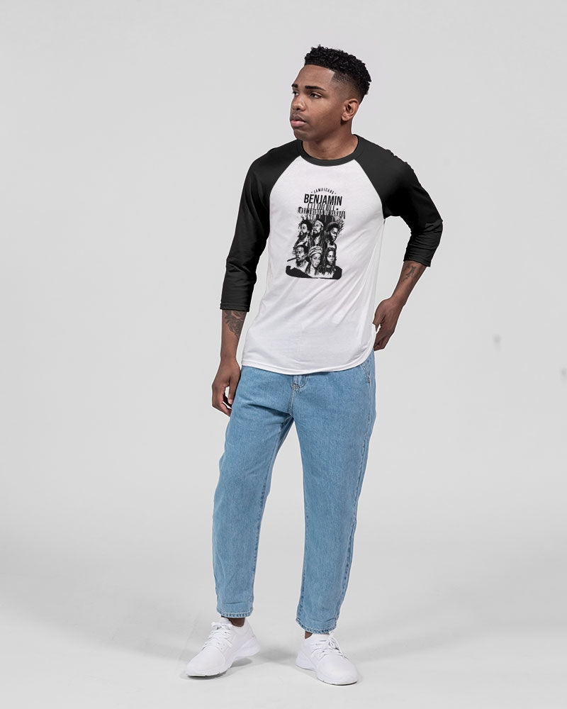 Benjamin Lost Tribes os Israel Unisex Three-Quarter Sleeve Baseball Tee | Bella + Canvas