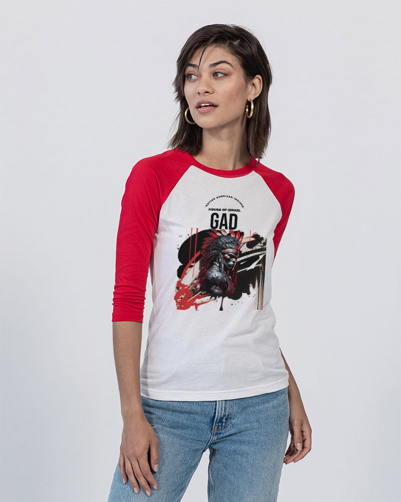 GAD House of Israel Unisex Three-Quarter Sleeve Baseball Tee | Bella + Canvas