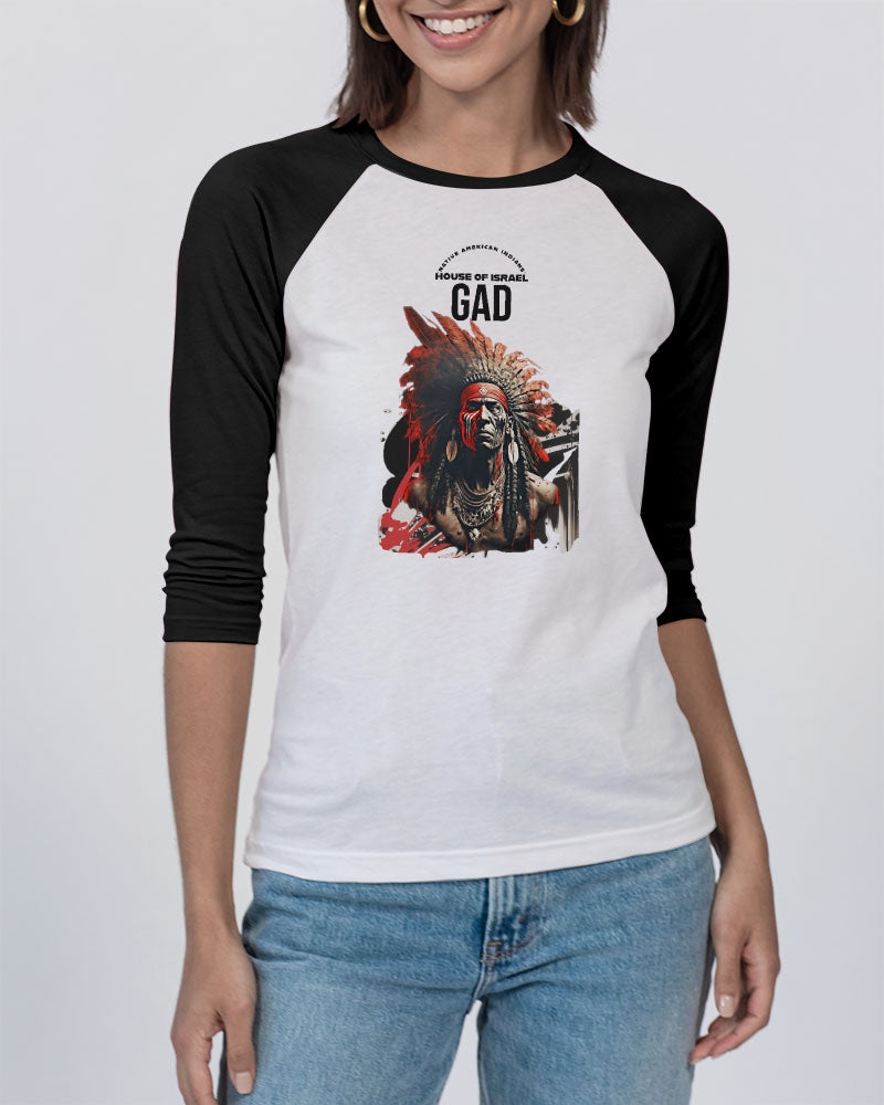 GAD HOI Unisex Three-Quarter Sleeve Baseball Tee | Bella + Canvas