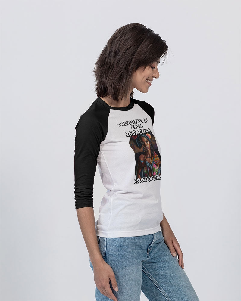 DAUGHTER OF ZION ISSACHAR Unisex Three-Quarter Sleeve Baseball Tee | Bella + Canvas