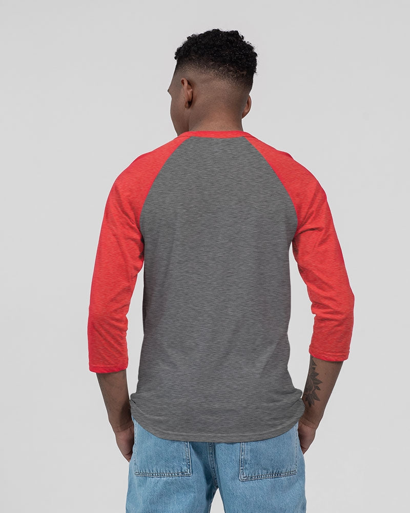 Benjamin GEN 49:27 Unisex Three-Quarter Sleeve Baseball Tee | Bella + Canvas
