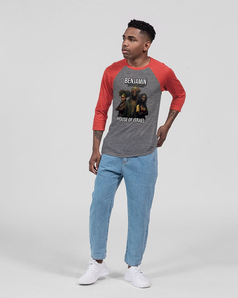 BENJAMIN 2023 Unisex Three-Quarter Sleeve Baseball Tee | Bella + Canvas