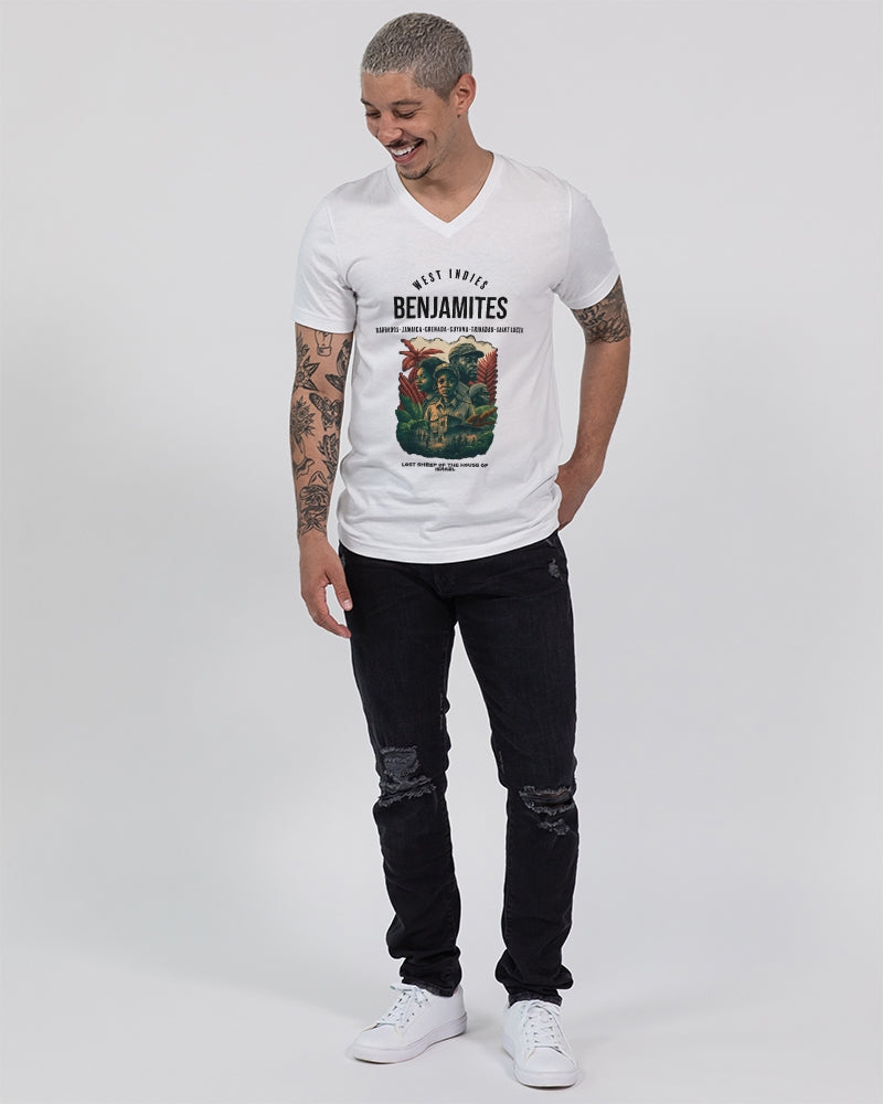 Benjamites West Indies House of Israel Unisex Jersey V-Neck Tee | Bella + Canvas