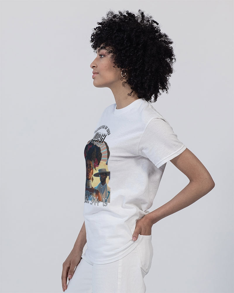 DAUGHTER OF ZION JUDAH ZEPHANIAH 3:14-19 Unisex Heavy Cotton T-Shirt | Gildan