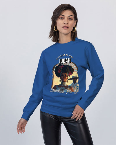 DAUGHTER OF ZION JUDAH ZEPHANIAH 3:14-19 Unisex Crewneck Sweatshirt