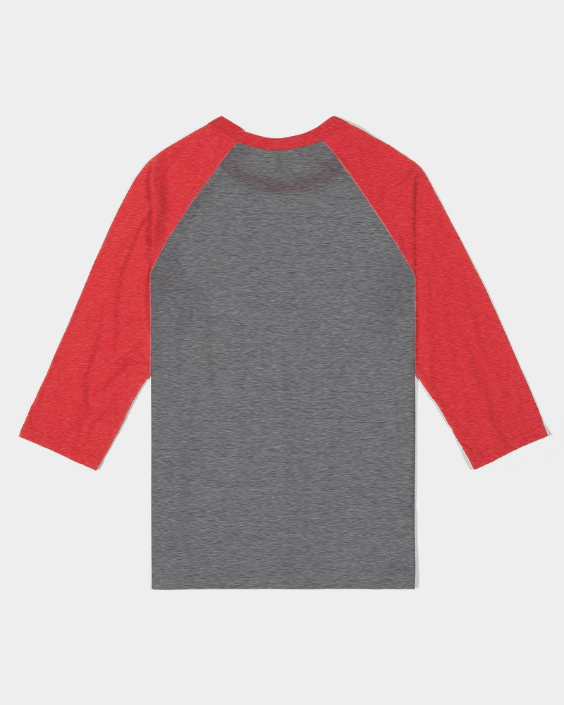 Benjamin GEN 49:27 Unisex Three-Quarter Sleeve Baseball Tee | Bella + Canvas