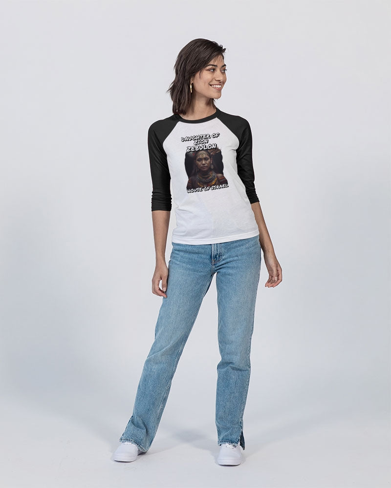 Zebulon Gutemala to Panama Unisex Three-Quarter Sleeve Baseball Tee | Bella + Canvas