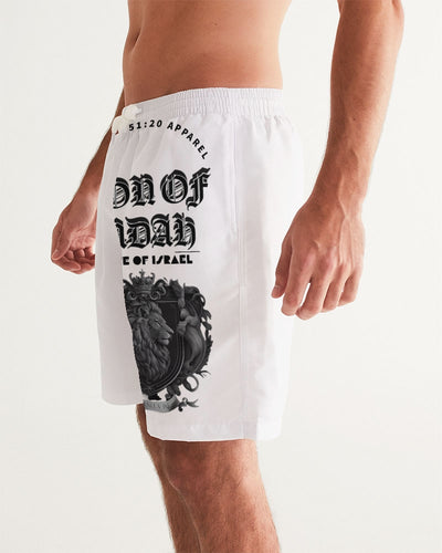 Lion of Judah/ House of Israel Royal Crest Men's Swim Trunk