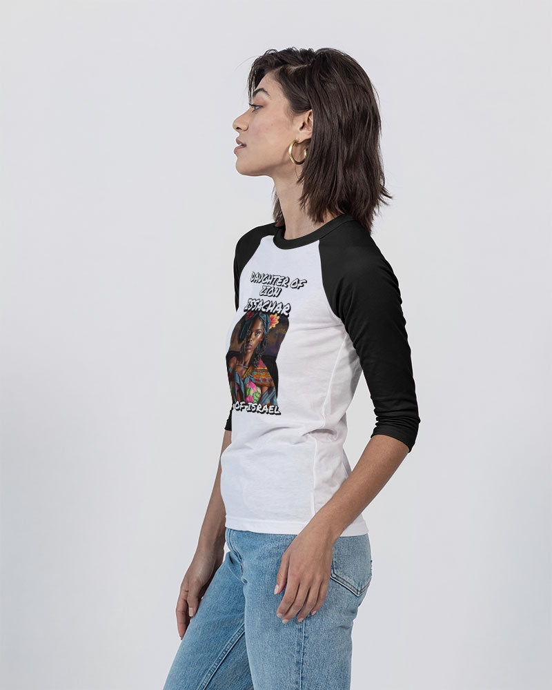 DAUGHTER OF ZION ISSACHAR Unisex Three-Quarter Sleeve Baseball Tee | Bella + Canvas