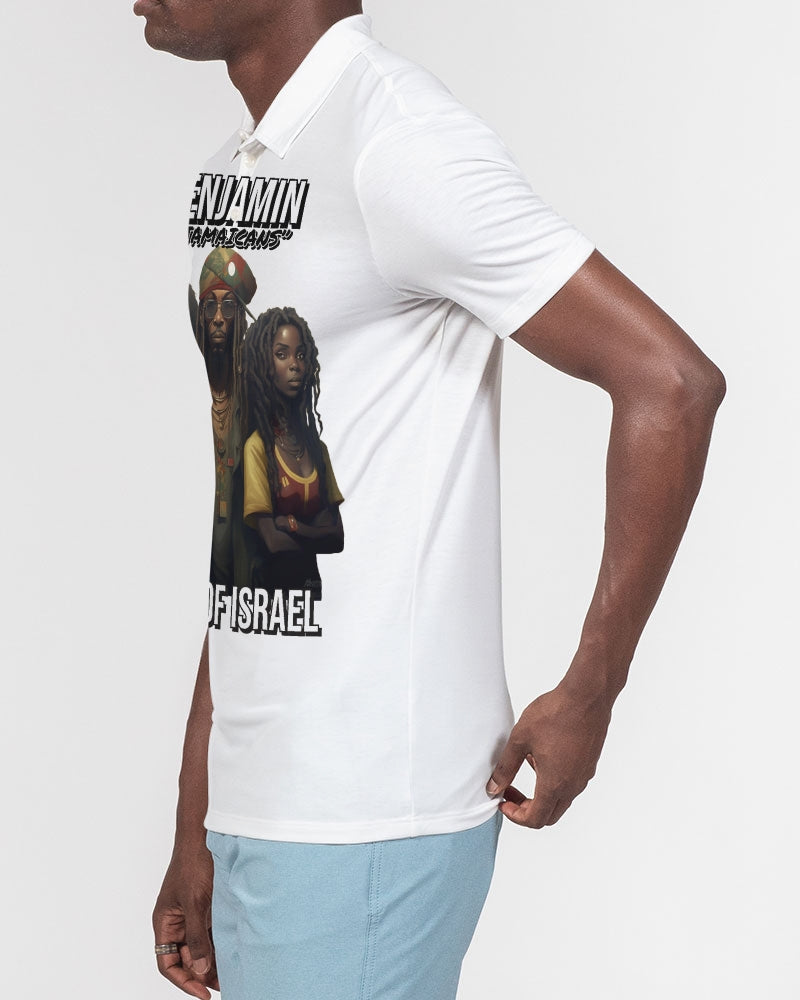 BENJAMIN 2023 Men's Slim Fit Short Sleeve Polo